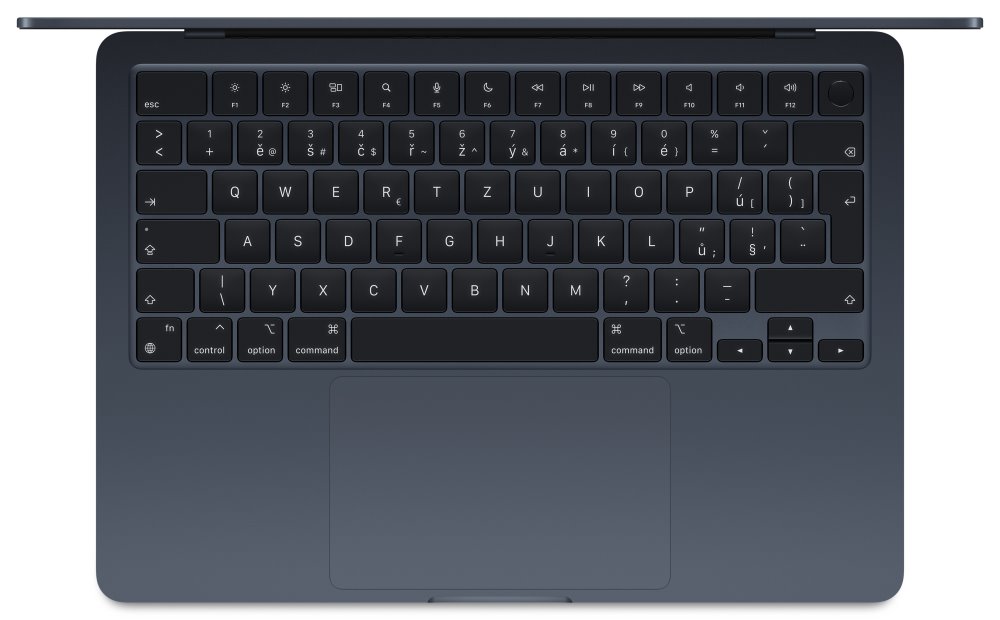Apple MacBook Air 13'' (2024) / M3 / 8C CPU / 10C GPU / 16GB RAM / 512GB SSD / Temně inkoustový