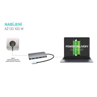 i-tec dokovací stanice USB-C/ HDMI/ VGA/ 3x USB 3.0/ USB-C/ Thunderbolt 3/ LAN/ Power Delivery 100W