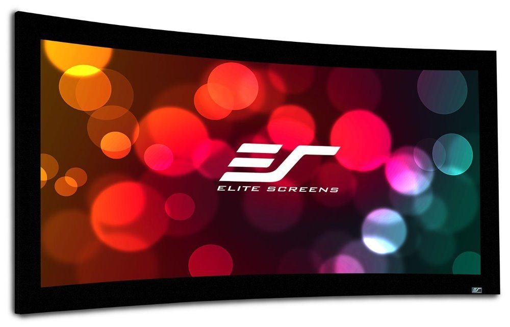 ELITE SCREENS plátno v pevném rámu prohnuté 150" (381cm)/ 16:9/ 186,8×332,1cm/ gain 1.1/ CineWhite/ rám 9cm