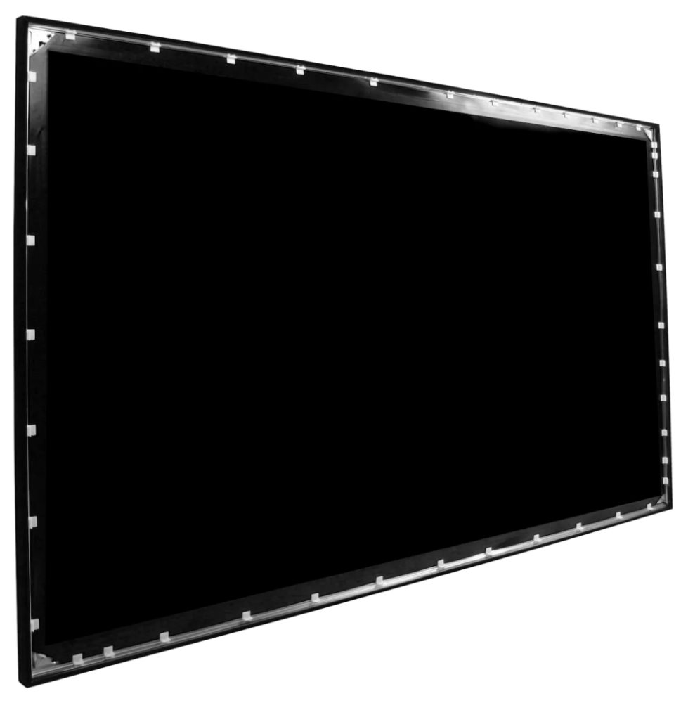 ELITE SCREENS plátno v pevném rámu prohnuté 150" (381cm)/ 16:9/ 186,8×332,1cm/ gain 1.1/ CineWhite/ rám 9cm