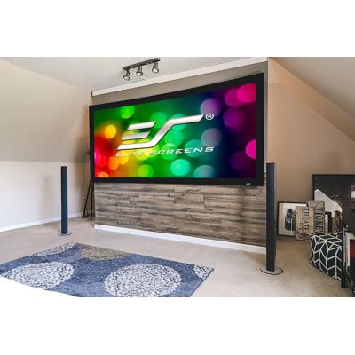 ELITE SCREENS plátno v pevném rámu prohnuté 150" (381cm)/ 16:9/ 186,8×332,1cm/ gain 1.1/ CineWhite/ rám 9cm