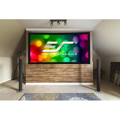 ELITE SCREENS plátno v pevném rámu prohnuté 150" (381cm)/ 16:9/ 186,8×332,1cm/ gain 1.1/ CineWhite/ rám 9cm