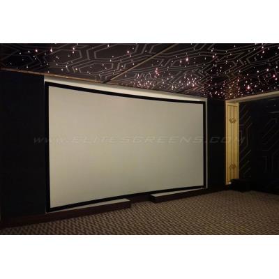 ELITE SCREENS plátno v pevném rámu prohnuté 150" (381cm)/ 16:9/ 186,8×332,1cm/ gain 1.1/ CineWhite/ rám 9cm