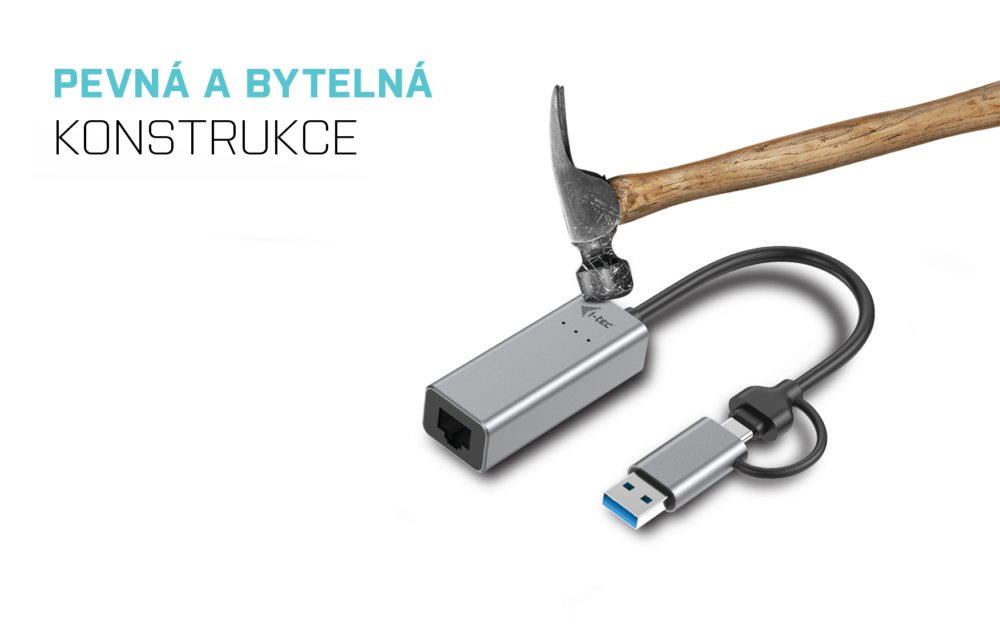 i-tec USB 3.1 Type C Metal 2.5Gbps Ethernet adaptér