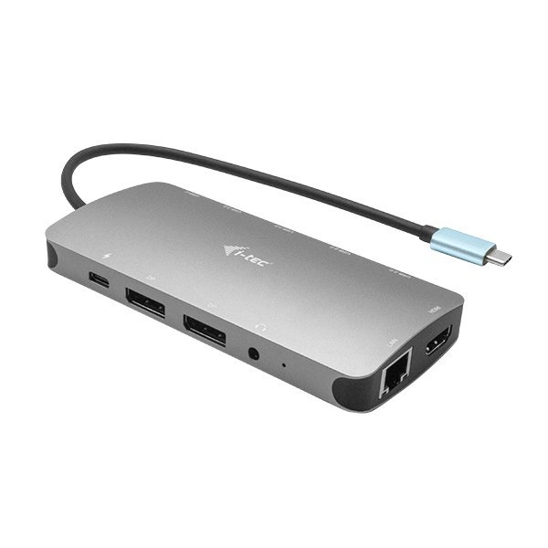 i-tec dokovací stanice USB-C/ 2x DP/ HDMI/ 2x USB 3.0/ 2x USB 2.0/ USB-C/ Thunderbolt 3/ LAN/ Power Delivery 100W