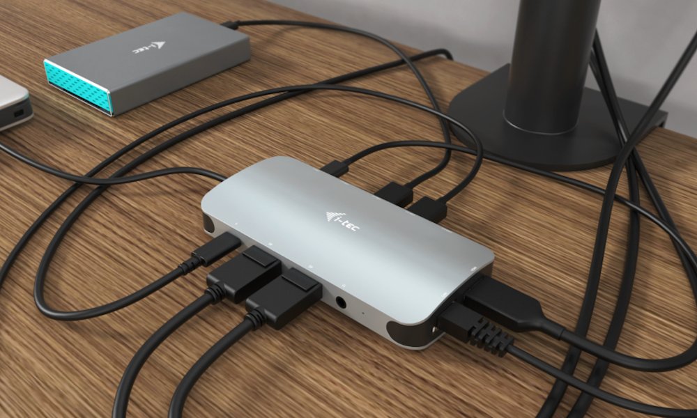 i-tec dokovací stanice USB-C/ 2x DP/ HDMI/ 2x USB 3.0/ 2x USB 2.0/ USB-C/ Thunderbolt 3/ LAN/ Power Delivery 100W