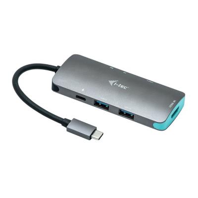i-tec dokovací stanice USB-C Metal/ Nano Dock/ 4K UHD 3840×2160/ 3x USB 3.0/ HDMI + Power Delivery 60 W