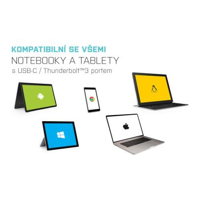 i-tec dokovací stanice USB-C Metal/ Nano Dock/ 4K UHD 3840×2160/ 3x USB 3.0/ HDMI + Power Delivery 60 W