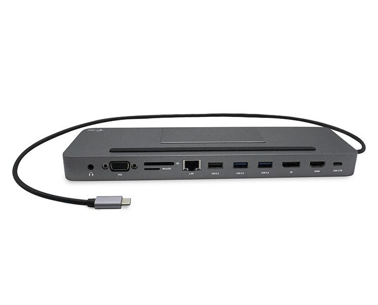 OPRAVENÉ - i-tec dokovací stanice USB-C/ 4K Triple Display/ DP/ HDMI/ VGA/ 2x USB 3.0/ 2x USB 2.0/ LAN/ Power Delivery 8...