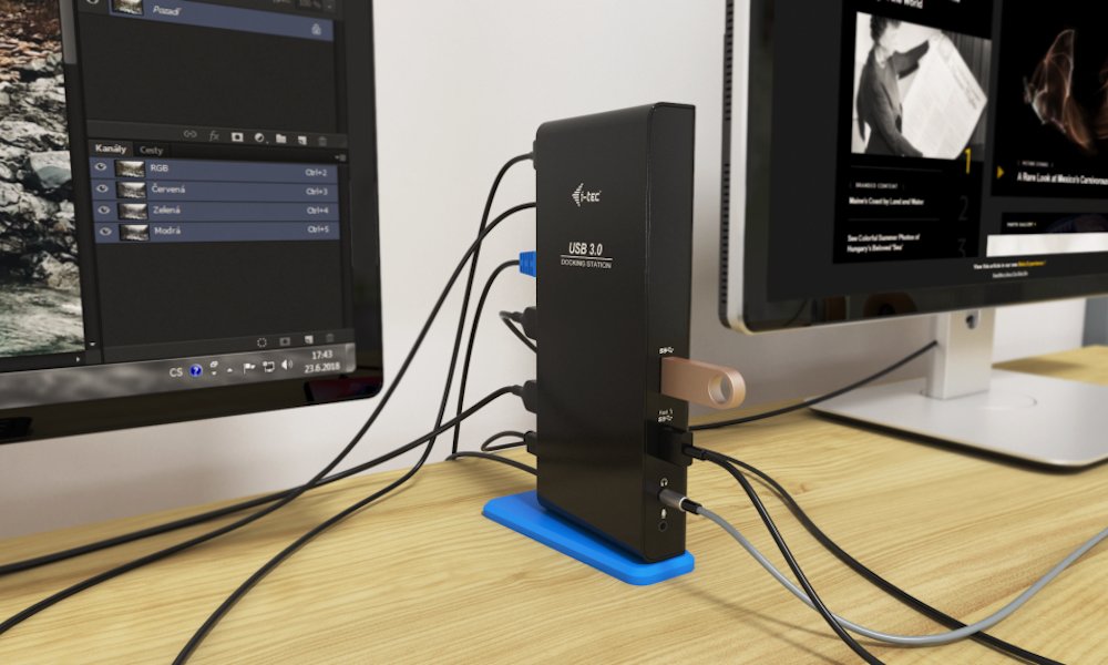 i-tec dokovací stanice USB 3.0/USB-C Dual HDMI/ 2x HDMI/ 2x USB 3.0/ 4x USB 2.0/ LAN