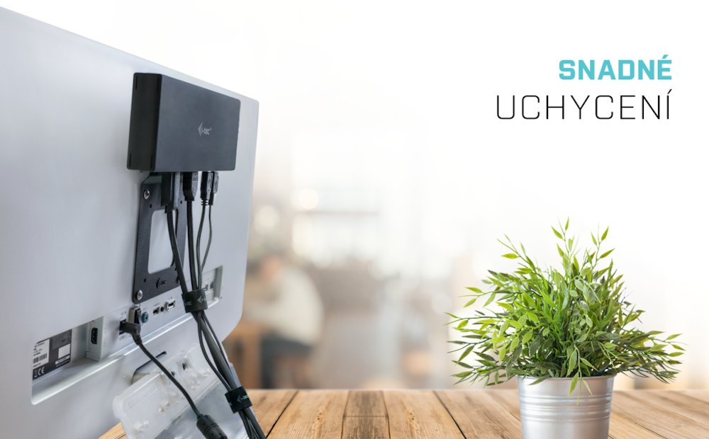 i-tec dokovací stanice USB-C Quattro Display/ 2x DP/ 2x HDMI/ 5x USB 3.0/ LAN/ Power Delivery 85W
