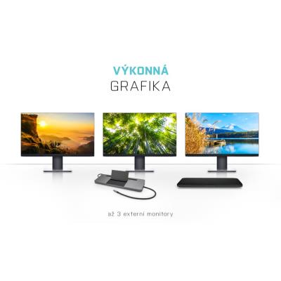 i-tec dokovací stanice USB-C/ 4K Triple Display/ DP/ HDMI/ VGA/ 2x USB 3.0/ 2x USB 2.0/ LAN/ Power Delivery 85W