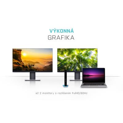 i-tec dokovací stanice USB 3.0/USB-C Dual HDMI/ 2x HDMI/ 2x USB 3.0/ 4x USB 2.0/ LAN