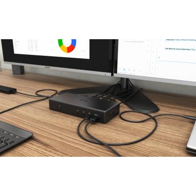 i-tec dokovací stanice USB-C Quattro Display/ 2x DP/ 2x HDMI/ 5x USB 3.0/ LAN/ Power Delivery 85W