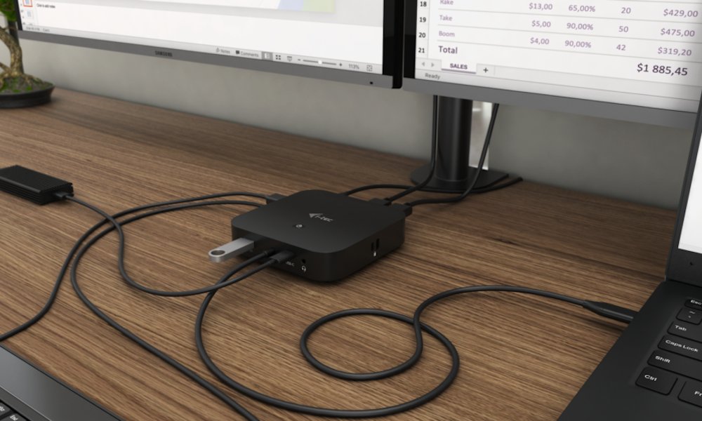 i-tec dokovací stanice/ 2x USB-C/ HDMI/ DP/ 3x USB 3.0/ 2x USB 2.0/ LAN/ Power Delivery 100W