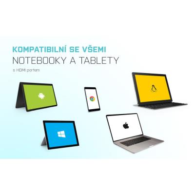 i-tec HDMI na D-SUB (VGA) kabelový adaptér/ 1920×1080/ černý
