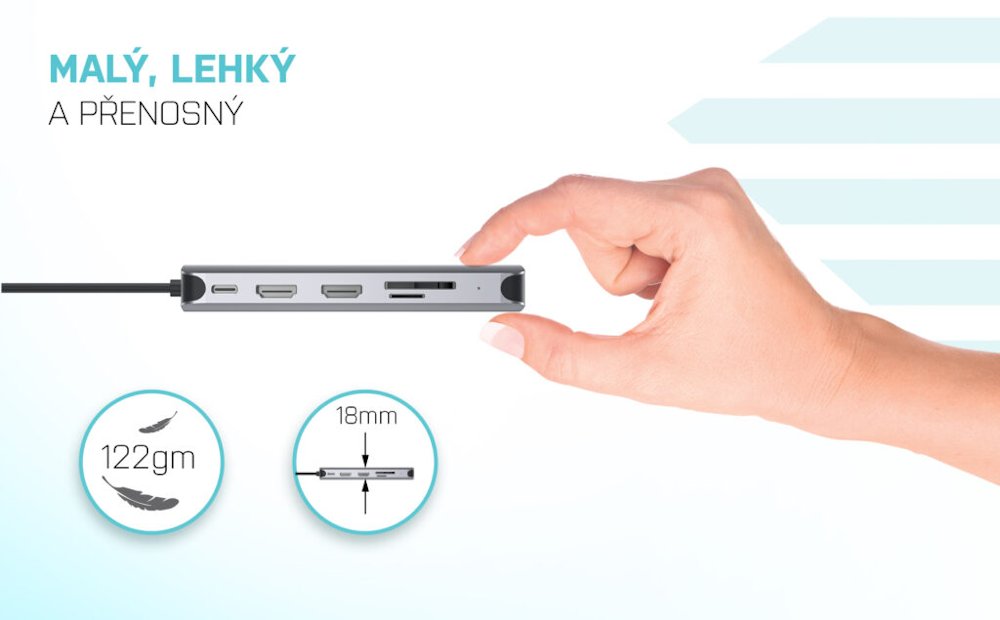 i-tec dokovací stanice USB 3.0/ USB-C/ TB/ USB-C 3.2/ 4x USB-A/ 2x HDMI/ VGA/ LAN/ micro SD/SD/ PD 100W