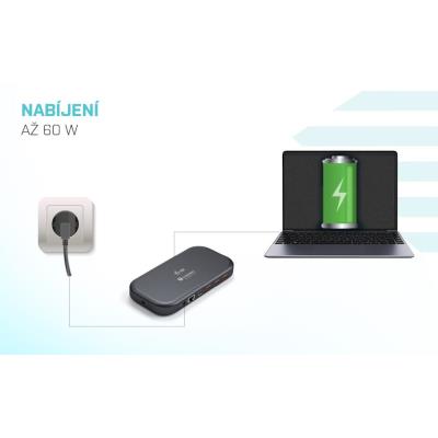 i-tec dokovací stanice Thunderbolt 3 Dual 4K/ 5x USB-A 3.2/ USB-C/ HDMI/ LAN/ micro SD/SD/ Power Delivery 60W