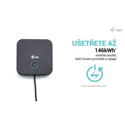 i-tec dokovací stanice/ 2x USB-C/ 2x USB 2.0/ 3x USB 3.0/ HDMI/ 2x DP/ LAN/ Power Delivery 100 W + univ. nabíječka 100 W