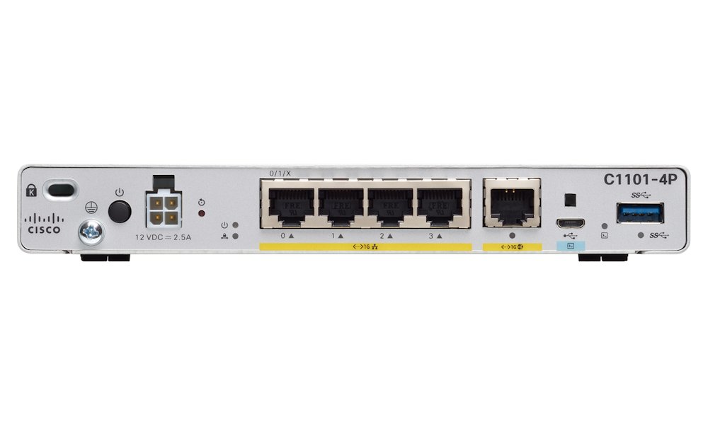 Cisco ISR 1101 4 Ports GE Ethernet WAN Router