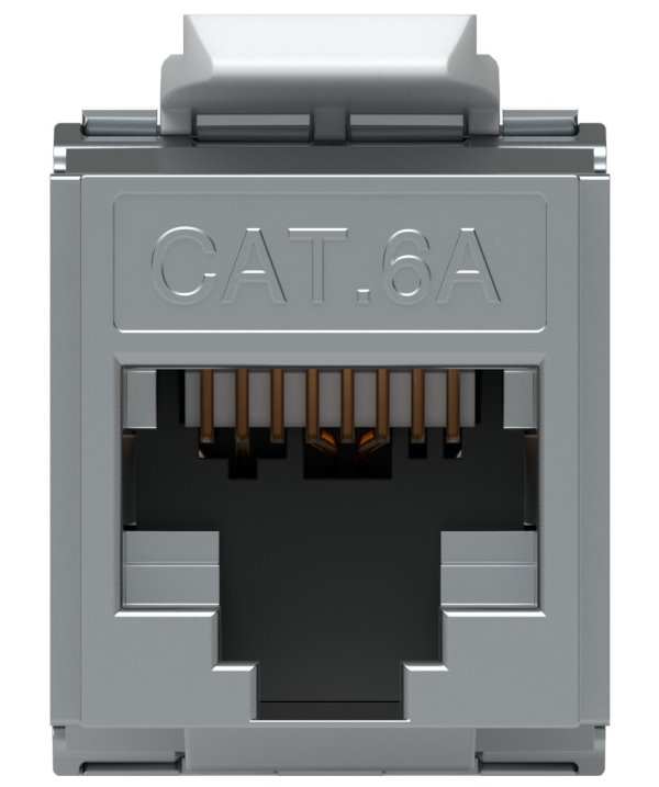 Ubiquiti Cat6A Keystone Jack, 12-Pack - Keystone, RJ-45, Cat6A, samořezný, sada 12ks