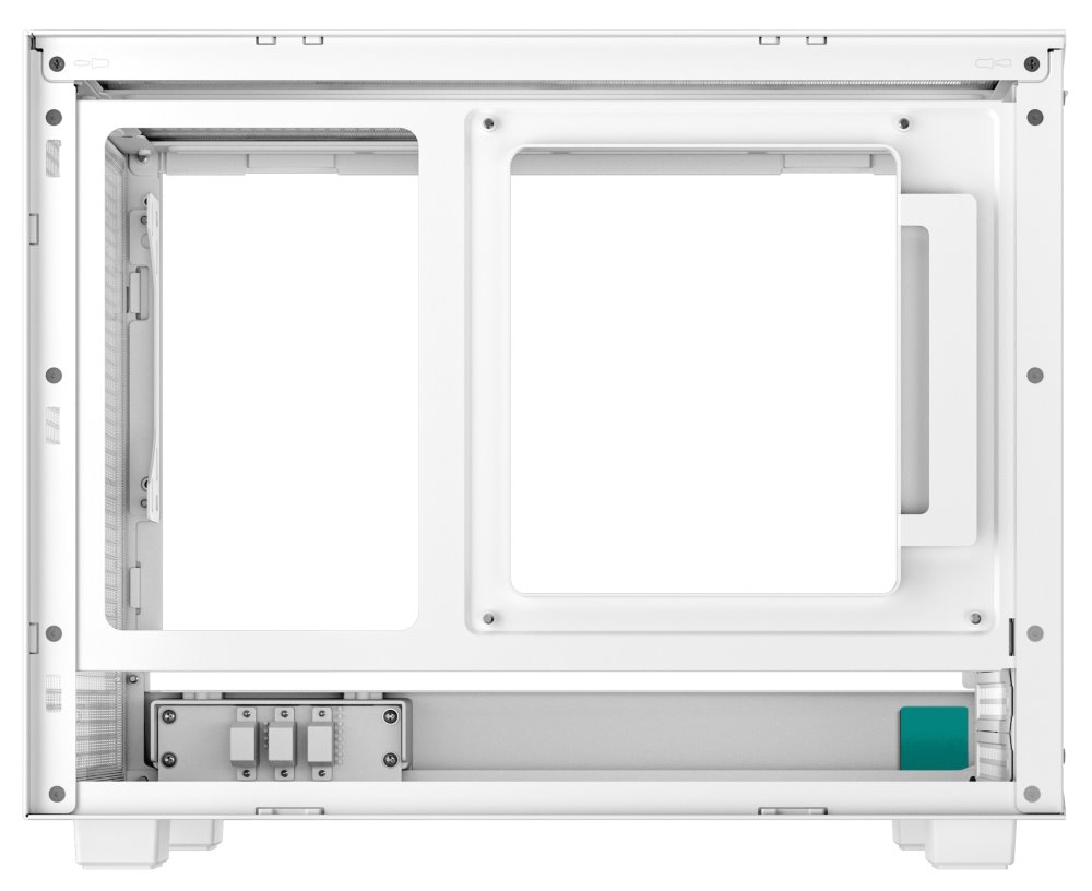 DEEPCOOL skříň CH160 / miniITX / USB 3.0 / USB-C / prosklená bočnice / držadlo / bílá