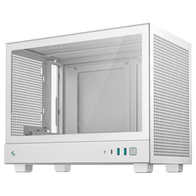 DEEPCOOL skříň CH160 / miniITX / USB 3.0 / USB-C / prosklená bočnice / držadlo / bílá