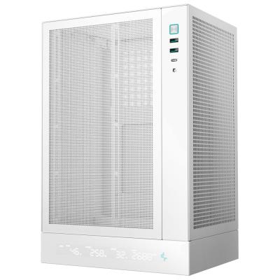 DEEPCOOL skříň CH170 Digital / vertikální miniITX / 2xUSB 3.0 / USB-C / bílá