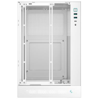 DEEPCOOL skříň CH170 Digital / vertikální miniITX / 2xUSB 3.0 / USB-C / bílá