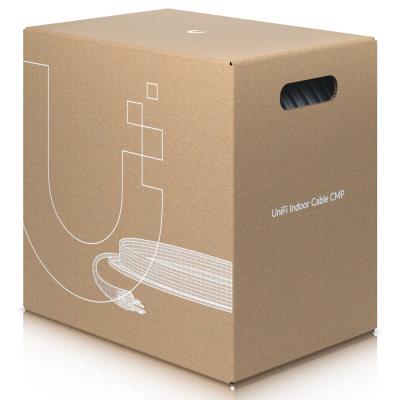 Ubiquiti UniFi Indoor Cable CMP - UTP kabel, Cat6, 23 AWG, Plenum CMP, box 305m