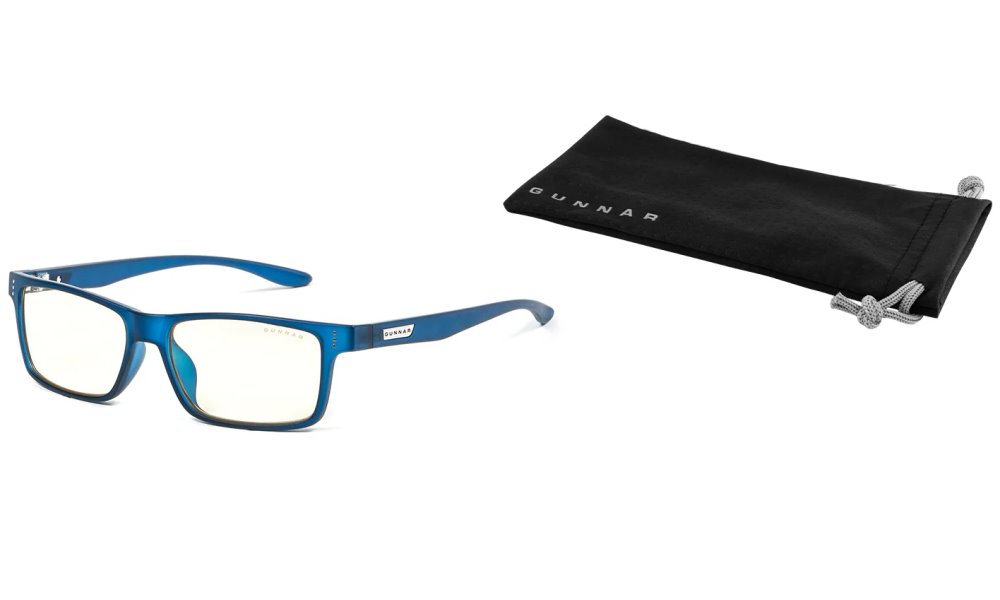 GUNNAR kancelářske/herní brýle  CRUZ 12+ NAVY čirá skla BLF 35 GUNNAR focus