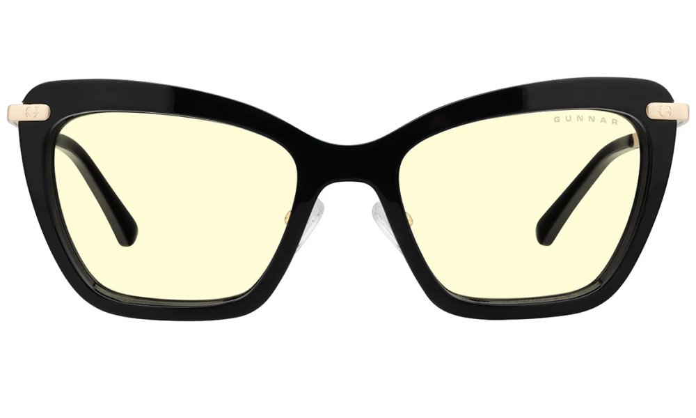 GUNNAR kancelářske/herní brýle  ANNA ONYX jantarová skla BLF 65 GUNNAR focus