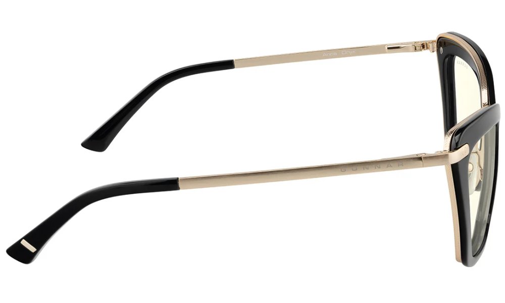 GUNNAR kancelářske/herní brýle  ANNA ONYX čirá skla BLF 35 GUNNAR focus