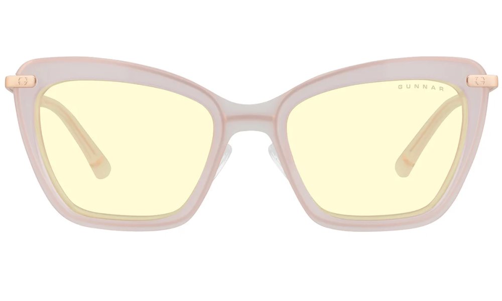 GUNNAR kancelářske/herní brýle  ANNA BALLET PINK jantarová skla BLF 65 GUNNAR focus