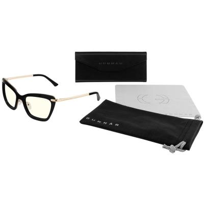 GUNNAR kancelářske/herní brýle  ANNA ONYX čirá skla BLF 35 GUNNAR focus