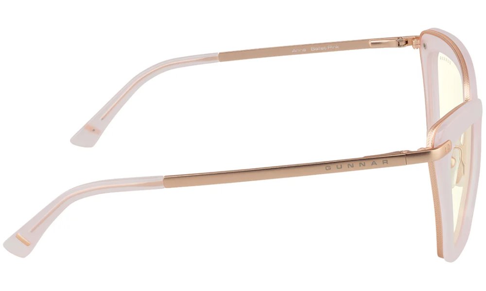 GUNNAR kancelářske/herní brýle  ANNA BALLET PINK čirá skla BLF 35 GUNNAR focus