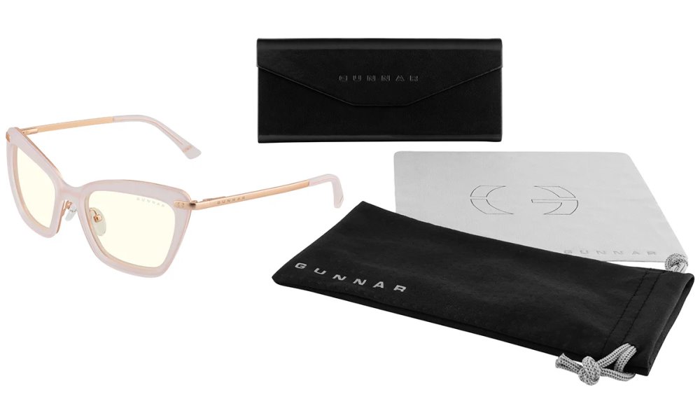 GUNNAR kancelářske/herní brýle  ANNA BALLET PINK čirá skla BLF 35 GUNNAR focus