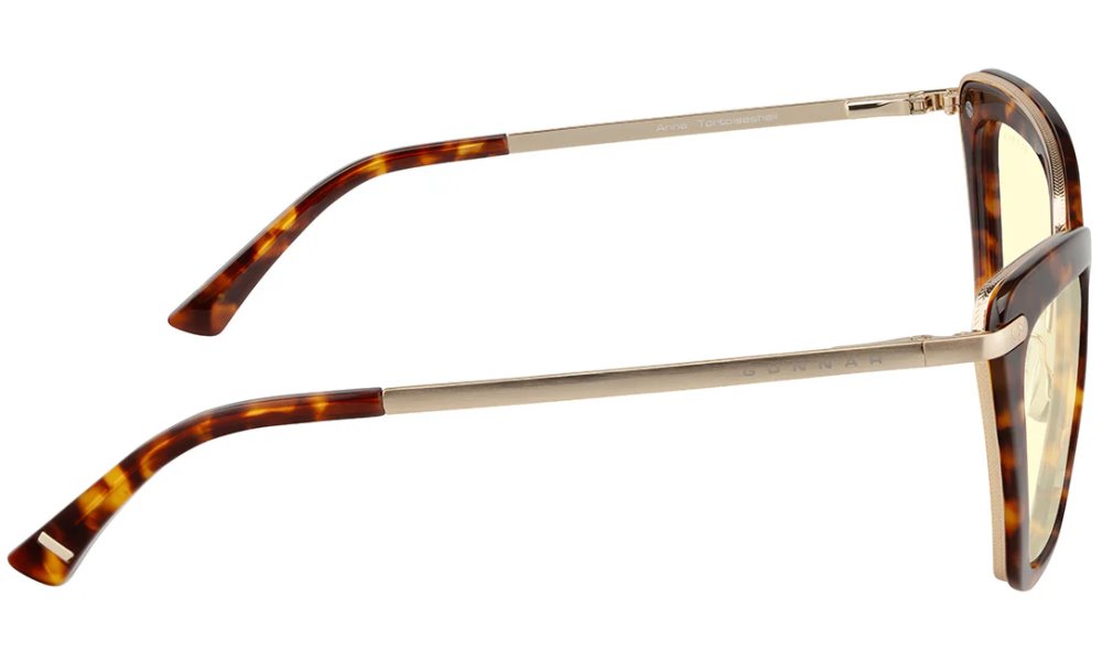 GUNNAR kancelářske/herní brýle  ANNA TORTOISESHELL jantarová skla BLF 65 GUNNAR focus