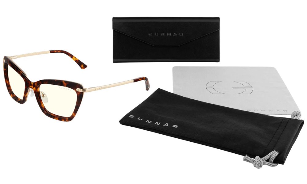 GUNNAR kancelářske/herní brýle  ANNA TORTOISESHELL čirá skla BLF 35 GUNNAR focus