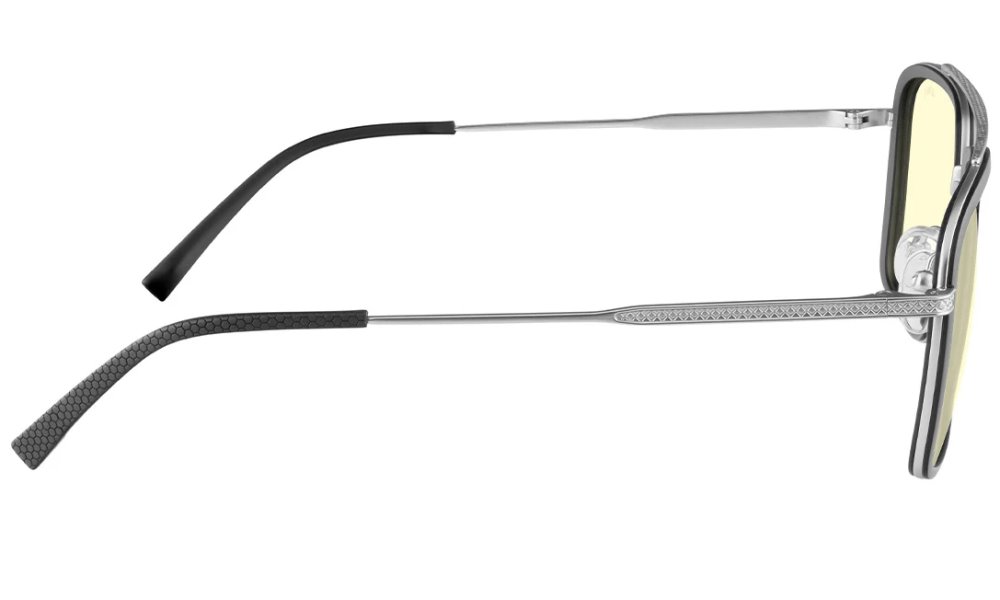 GUNNAR kancelářske/herní brýle  BARRON SILVER jantarová skla BLF 65 GUNNAR focus