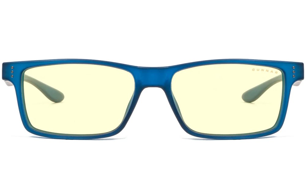 GUNNAR kancelářske/herní brýle  CRUZ 12+ NAVY jantarová skla BLF 65 GUNNAR focus
