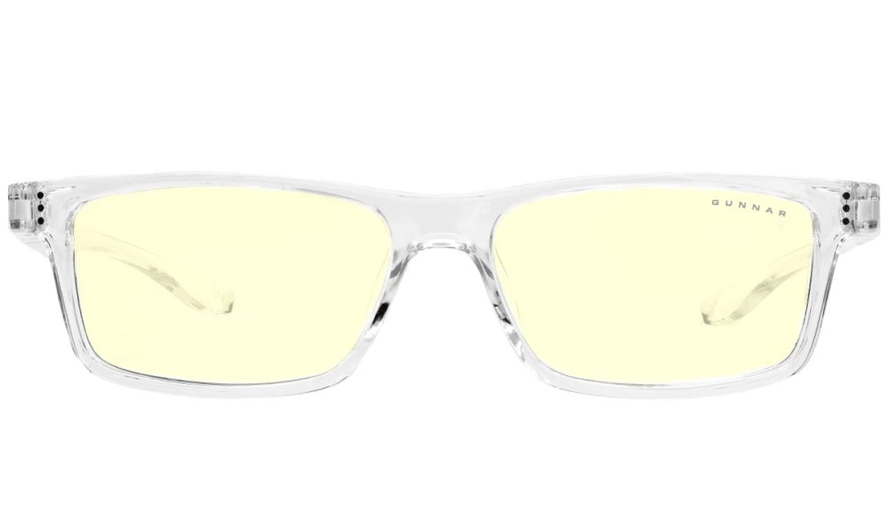 GUNNAR kancelářske/herní brýle  CRUZ KIDS LARGE (8-12) CRYSTAL jantarová skla BLF 65 NATURAL focus