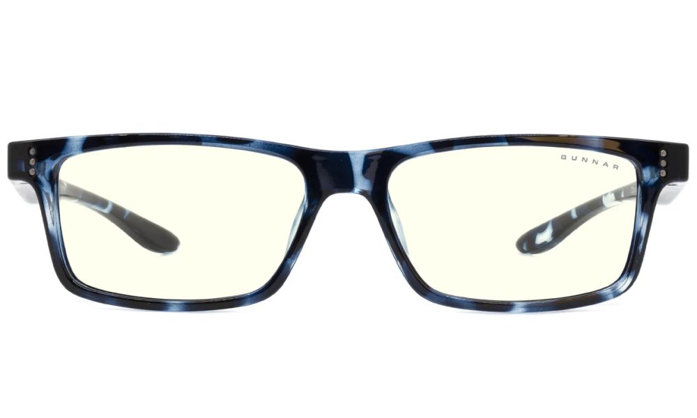 GUNNAR kancelářske/herní brýle  CRUZ KIDS LARGE (8-12) NAVY TORTOISE čirá skla BLF 35 NATURAL focus