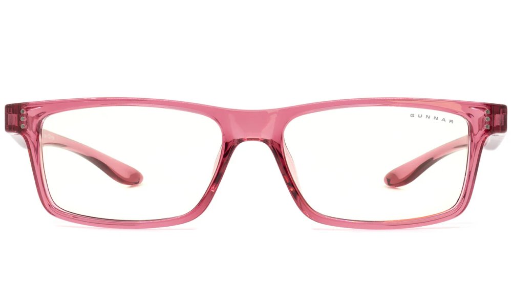 GUNNAR kancelářske/herní brýle  CRUZ KIDS LARGE (8-12) PINK čirá skla BLF 35 NATURAL focus