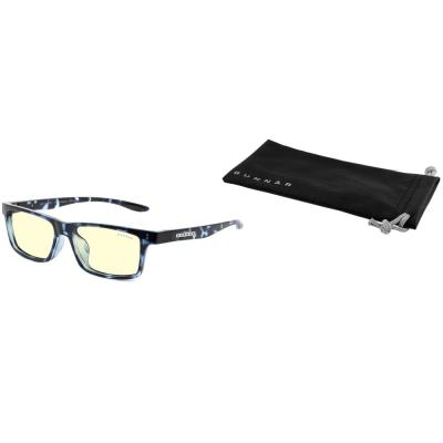GUNNAR kancelářske/herní brýle  CRUZ KIDS LARGE (8-12) NAVY TORTOISE jantarová skla BLF 65 NATURAL focus