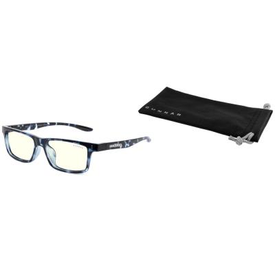 GUNNAR kancelářske/herní brýle  CRUZ KIDS LARGE (8-12) NAVY TORTOISE čirá skla BLF 35 NATURAL focus