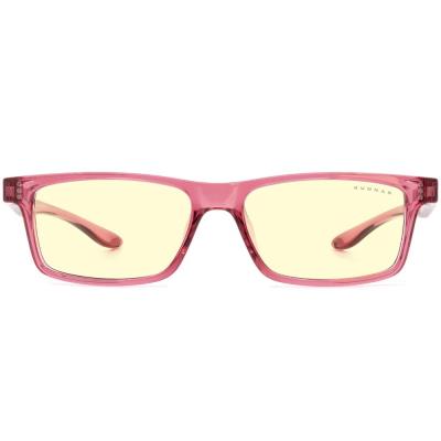 GUNNAR kancelářske/herní brýle  CRUZ KIDS LARGE (8-12) PINK jantarová skla BLF 65 NATURAL focus