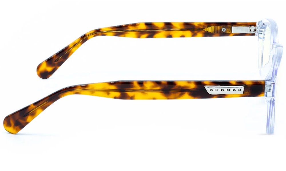 GUNNAR kancelářske/herní brýle  EMERY CRYSTAL/TORTOISE čirá skla BLF 35 GUNNAR focus