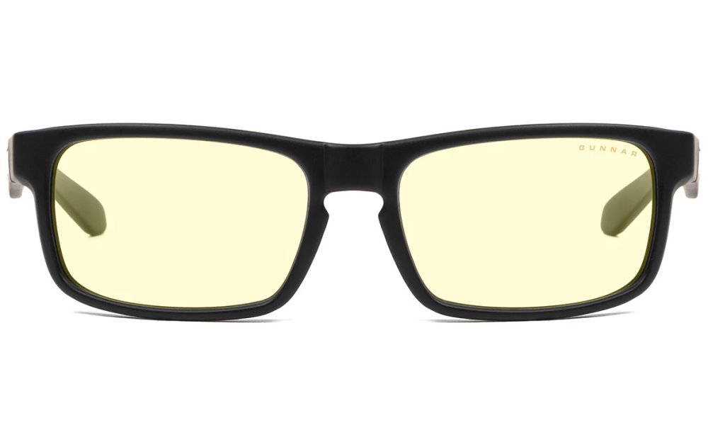 GUNNAR kancelářske/herní brýle  ENIGMA ONYX jantarová skla BLF 65 GUNNAR focus