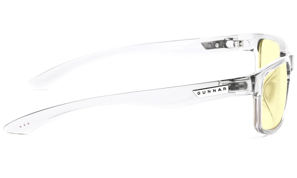 GUNNAR kancelářske/herní brýle  ENIGMA CRYSTAL jantarová skla BLF 65 GUNNAR focus